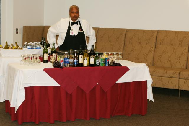 Howard's reception wine lady.jpg