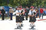 Bagpipers & Release of Doves