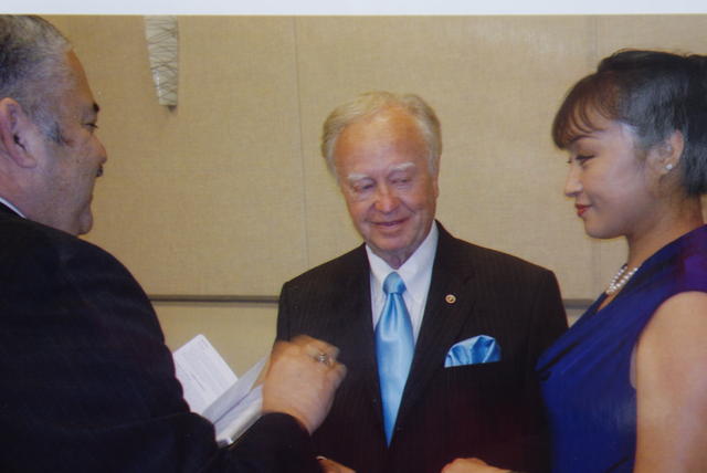 1v I now pronounce you husband and wife!