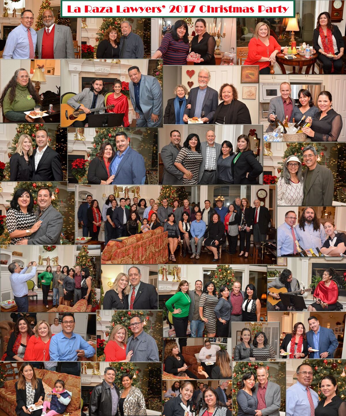 Christmas Party Collage Color