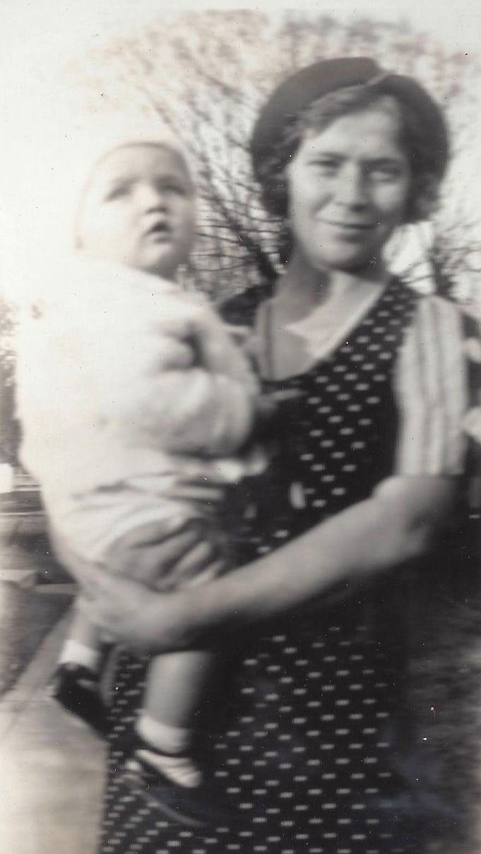 KC Dorothy w Ken - 10 mo old 1933 or 34