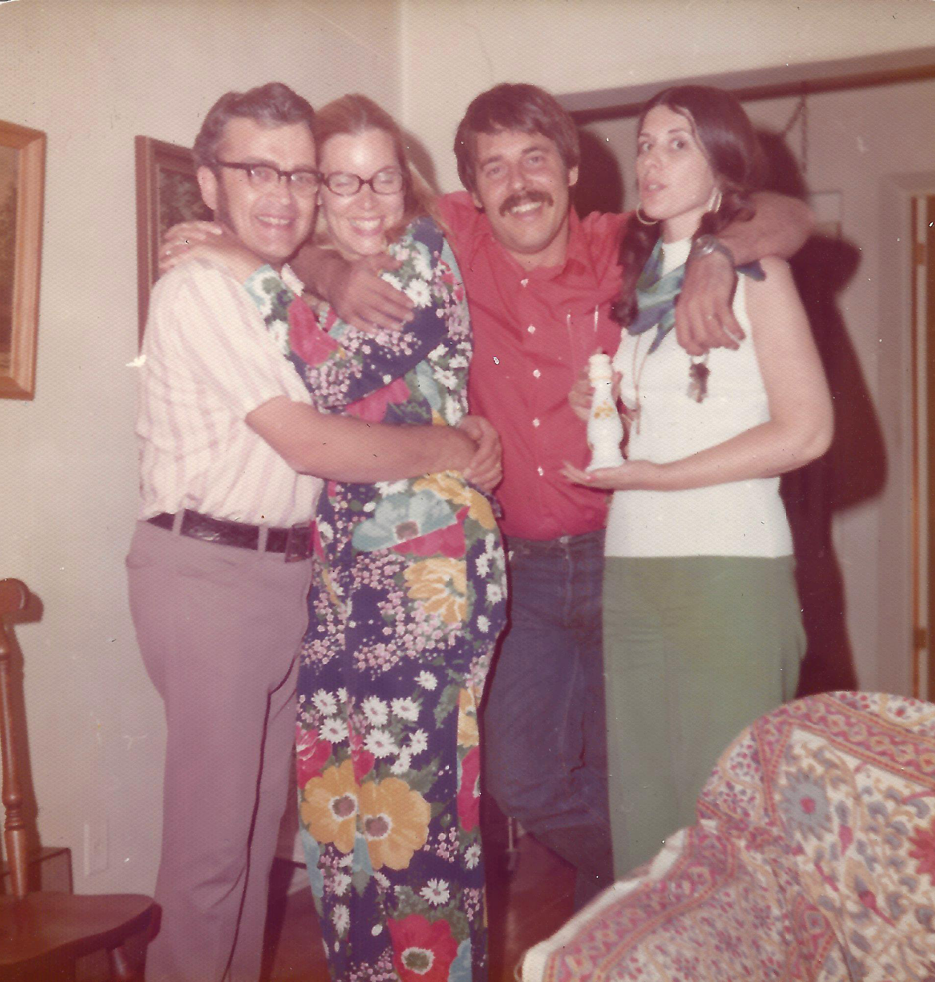 Ken and Karen w Jay and Sally 1972
