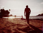 Ken on Hawaii beach mid 1970s