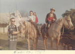Ken Pop and kids w horses 1967