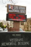 Clovis Veterans Memorial Building Signage
