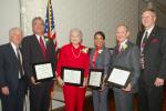 Group Photographs of Honorees and Family