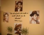 Saroyan Wall Displays in North Lobby