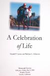 Printed Celebration of Life